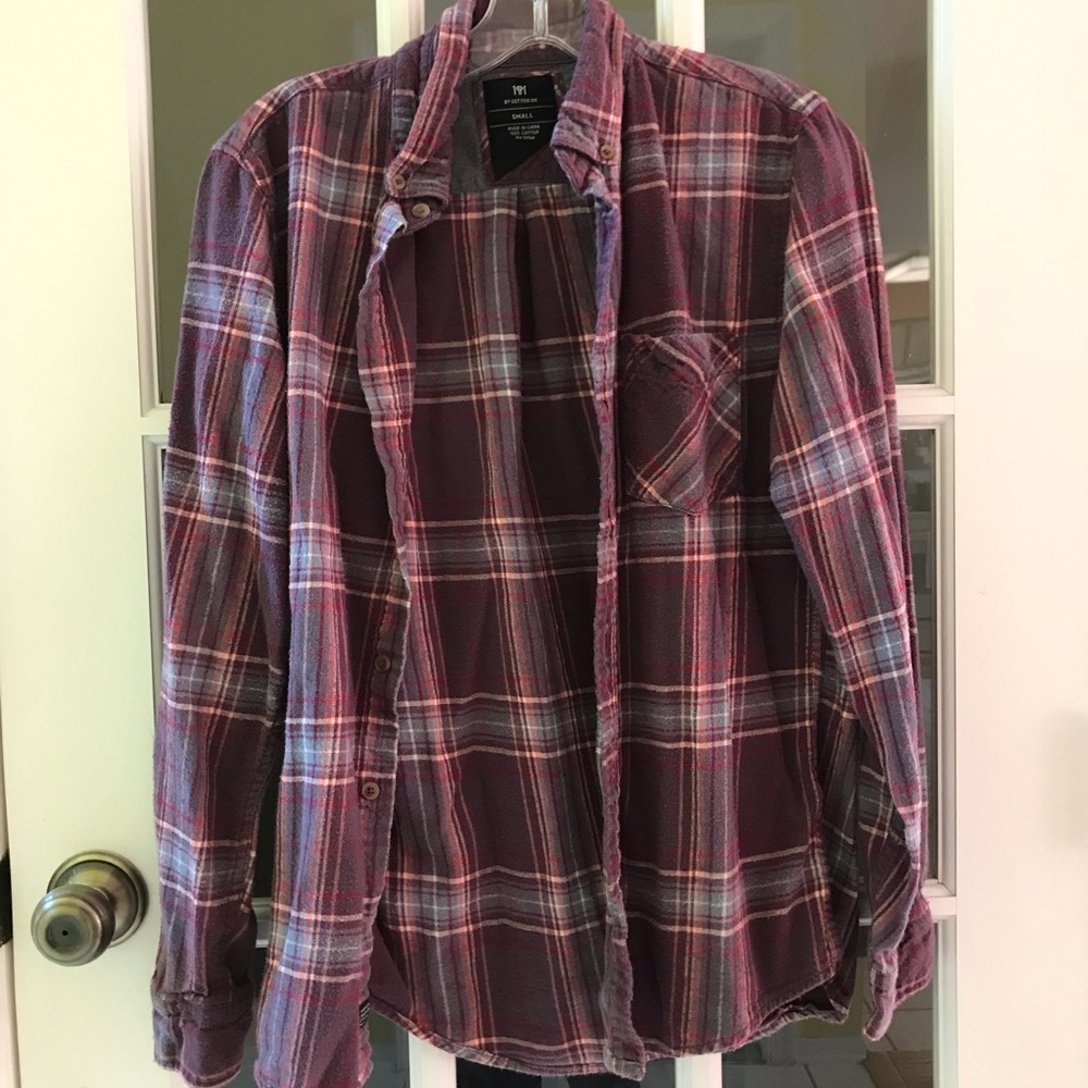 Flannel Long Sleeve Plaid Shirt